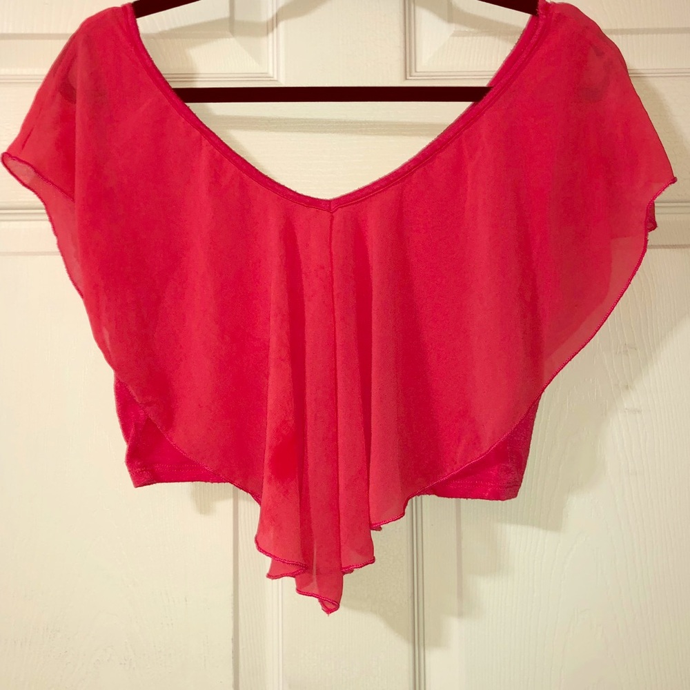 Sexy Red Crop Top SIZE: LARGE